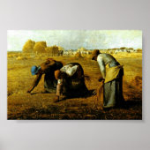 The Gleaners,  By Millet  (Best Quality) ポスター (正面)