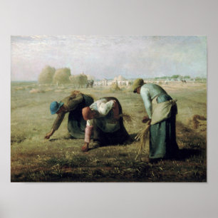 The Gleaners, Jean-Francois Millet, 1857 ポスター