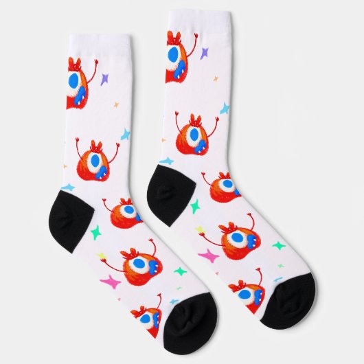 The Glitchy Stardust Monster ソックス (右)