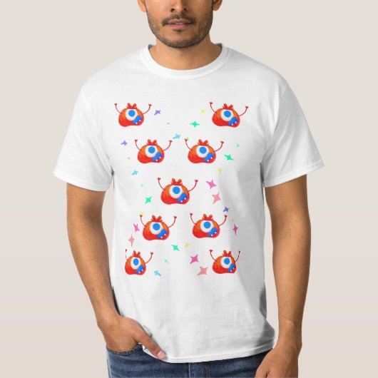 The Glitchy Stardust Monster Tシャツ (正面)