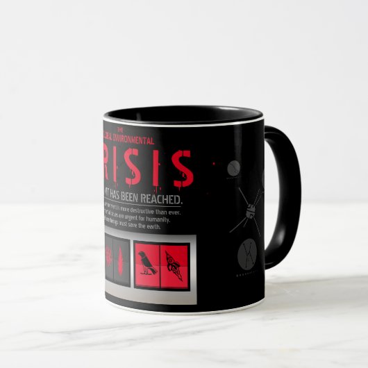 THE GLOBAL ENVIRONMENTAL CRISIS [Combo Mug] マグカップ (正面右)