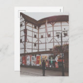 The Globe Theater – ロンドン – 英国 シーズンポストカード (正面/裏面)