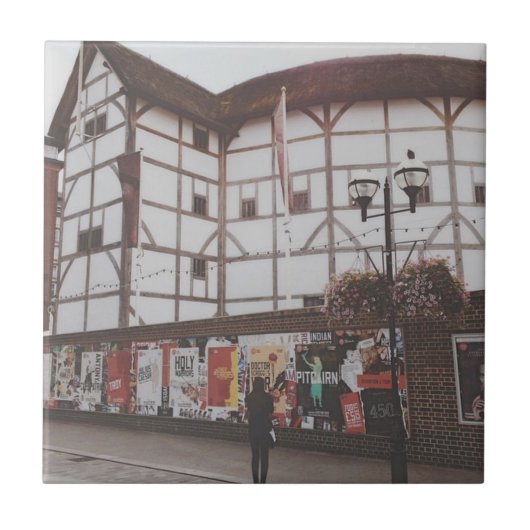 The Globe Theater – ロンドン – 英国 タイル (正面)
