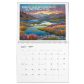 The Glory Site Bible Verse 12 month Calendar カレンダー (3月 2027)