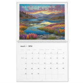 The Glory Site Bible Verse 12 month Calendar カレンダー (3月 2026)