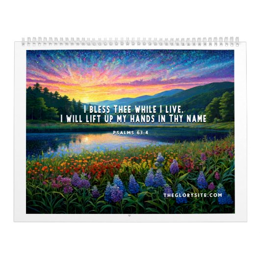 The Glory Site Bible Verse 12 month Calendar カレンダー (カバー)