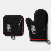 The Glove - 鍋つかみ&鍋敷きセット (正面)