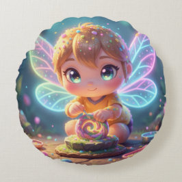 The Glowing Wanderer and the Art of Nectar.6 ラウンドクッション