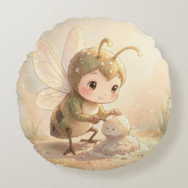 The Glowing Wanderer and the Art of Nectar.8 ラウンドクッション