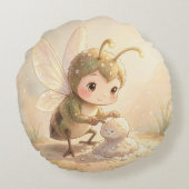 The Glowing Wanderer and the Art of Nectar.8 ラウンドクッション (裏面)