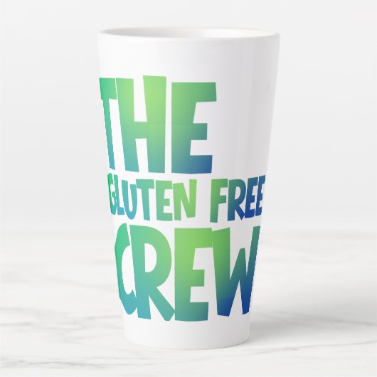 The Gluten Free Crew カフェラテマグ (正面)