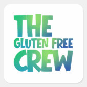 The Gluten Free Crew スクエアシール (正面)