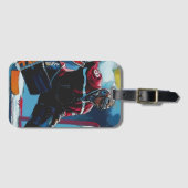 The Goaltender - Ice Hockey Goalie T-Shirt ラゲッジタグ (正面横)