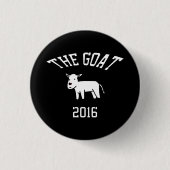 THE GOAT 缶バッジ (正面)