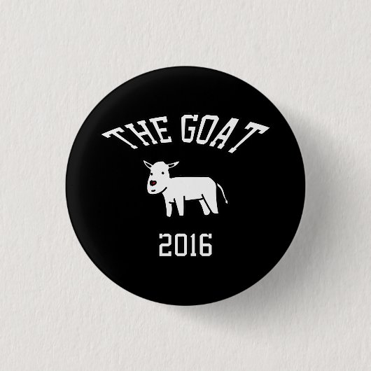 THE GOAT 缶バッジ (正面)