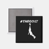 The Goat Greatest Of All Time Basketball Motivatio マグネット (正面/裏面)