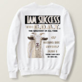 THE GOAT Tシャツ (デザイン裏面)
