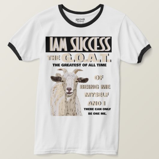 THE GOAT Tシャツ (デザイン正面)