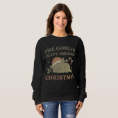 The Goblin Slept Through Christmas Women’s Sweatsh スウェットシャツ (正面フル)