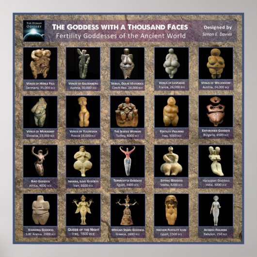 The Goddess with a thousand Faces ポスター (正面)