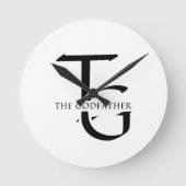 THE GODFATHER (Il Padrino) ラウンド壁時計 (正面)