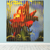 The Golden Captivity of the Rose キャンバスプリント (インサイチュ (ウッドフロア))