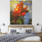 The Golden Captivity of the Rose キャンバスプリント (インサイチュ (寝室))