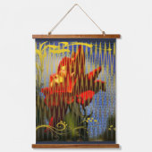 The Golden Captivity of the Rose 吊り下げ型タペストリー (正面)