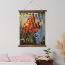 The Golden Captivity of the Rose 吊り下げ型タペストリー