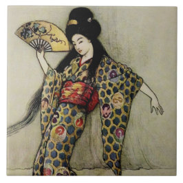 “The Golden Comb” by Warwick Goble タイル