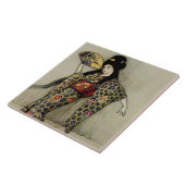 “The Golden Comb” by Warwick Goble タイル (側面)