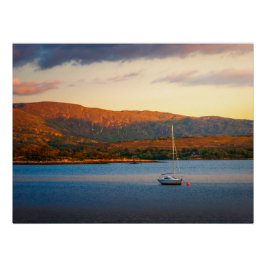 The Golden Evening over Kenmare Bay ポスター