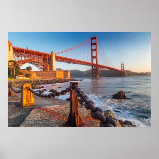 The Golden Gate Bridge From Fort Point ポスター (正面)