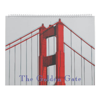 The Golden Gate Bridge San Francisco カレンダー