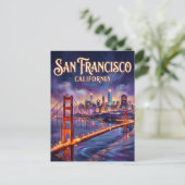 The Golden Gate Bridge USA ポストカード (スタンド正面)