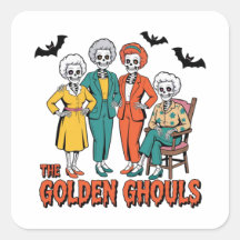 The Golden Ghouls Halloween Sticker