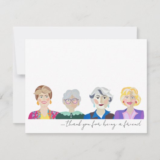 The Golden Girls Notecards サンキューカード (正面)