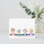 The Golden Girls Notecards サンキューカード (スタンド正面)