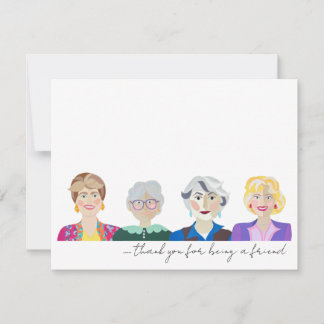 The Golden Girls Notecards サンキューカード