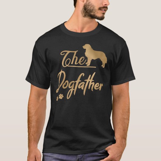 The Golden Retriever Dogfather Tシャツ (正面)