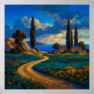 The Golden Road to Evening Shores ポスター