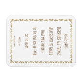 The Golden Rule 3" x 4"フレキシブルフォトマグネット マグネット (横)