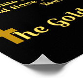 The Golden Rule Quote ポスター (角)