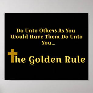 The Golden Rule Quote ポスター