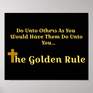 The Golden Rule Quote ポスター