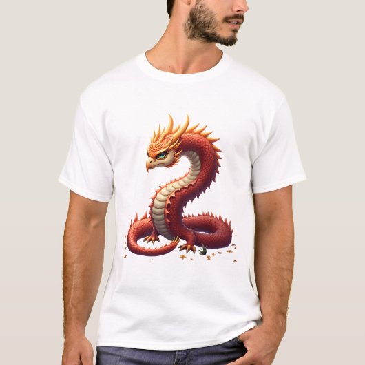 The golden serpent dragon. tシャツ (正面)