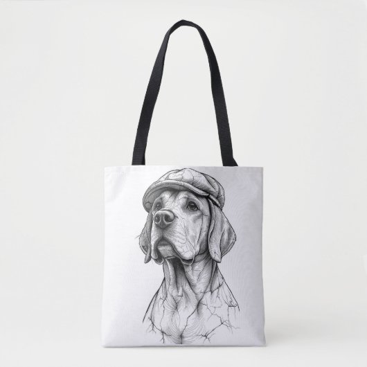 The Golden Soul: Marble Retriever Pet Tote Bag トートバッグ (正面)
