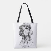 The Golden Soul: Marble Retriever Pet Tote Bag トートバッグ (裏面)