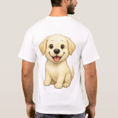 The Golden Soul: Vintage Labrador Retriever Tシャツ (裏面)
