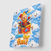 The golden toy box nursery wall clock スクエア壁時計 (傾斜)